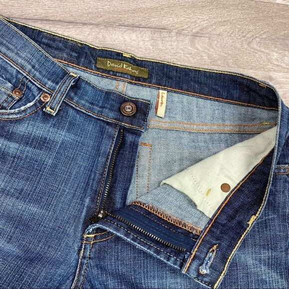 David Kahn Lauren Mid Rise Bootcut Jeans Blue Fade 4 - Picture 7 of 13